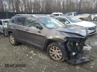 2018 Jeep Cherokee Latitude Plus with VIN 1C4PJMLXXJD547637, listed as a Copart auction lot 86063784 with Not provided miles and Salvage title. Bid and sale history available at DreamBid. Image 4.