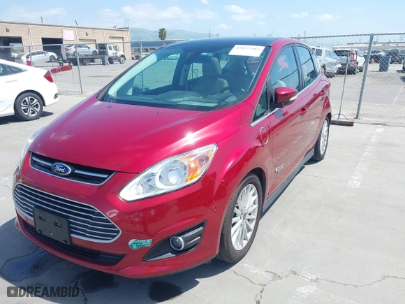 2014 Ford C-Max Energi SEL with VIN 1FADP5CU6EL502547, listed as a IAAI auction lot 42057583 with 83,026 mi miles. Bid and sale history available at carsss.com. Image 6.