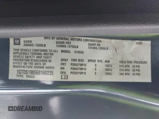 2006 GMC Canyon SLE Z71 z VIN 1GTDS196568168235, wystawiony jako IAAI lot #41399545 z przebiegiem 119 533 mil mil oraz . Historia ofert i sprzedaży dostępna na DreamBid. Obrazek 9.