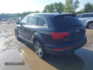 2012 Audi Q7 Premium Plus with VIN WA1LMAFE5CD007270, listed as a IAAI auction lot 42553924 with 187,890 mi miles and . Bid and sale history available at DreamBid. Image 3.