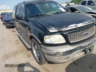 2002 Ford Expedition Eddie Bauer with VIN 1FMRU17LX2LA57028, listed as a IAAI auction lot 42389397 with Not provided miles and . Bid and sale history available at DreamBid. Image 1.