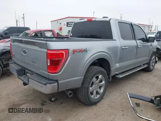 2023 Ford F-150 XL with VIN 1FTFW1E51PKF98102, listed as a IAAI auction lot 41594097 with 33,300 mi miles. Bid and sale history available at carsss.com. Image 4.