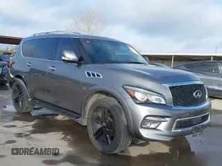 2015 Infiniti QX80 with VIN JN8AZ2NF9F9573216, listed as a IAAI auction lot 41774534 with 171,650 mi miles. Bid and sale history available at carsss.com. Image 1.