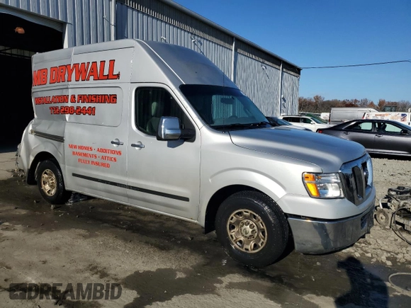 2012 Nissan NV SV with VIN 1N6AF0LYXCN115147, listed as a Copart auction lot 79483744 with 304,076 mi miles and Salvage Title. Bid and sale history available at carsss.com. Image 4.