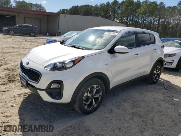 2022 Kia Sportage LX with VIN KNDPMCAC1N7022956, listed as a Copart auction lot 50293135 with 42,522 mi miles and Salvage Title. Bid and sale history available at carsss.com. Image 1.
