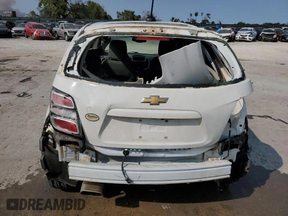 2020 Chevrolet Sonic LT with VIN 1G1JG6SB8L4116988, listed as a Copart auction lot 56919895 with 50,086 mi miles and Clean title. Bid and sale history available at DreamBid. Image 6.