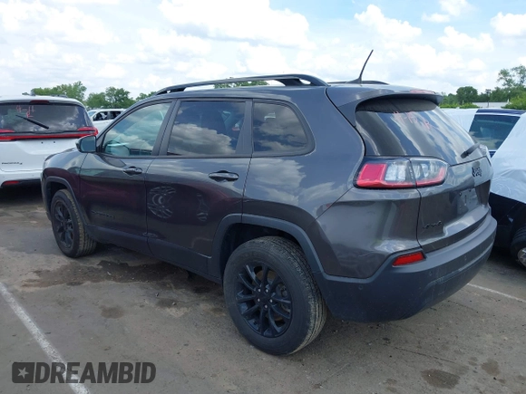 2023 Jeep Cherokee Altitude Lux with VIN 1C4PJMMB0PD115067, listed as a IAAI auction lot 42173993 with 52,180 mi miles. Bid and sale history available at carsss.com. Image 14.