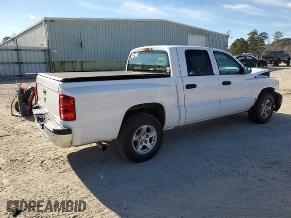 2005 Dodge Dakota SLT with VIN 1D7HE48K35S189245, listed as a Copart auction lot 86181604 with 209,727 mi miles and Clean Title. Bid and sale history available at DreamBid. Image 3.