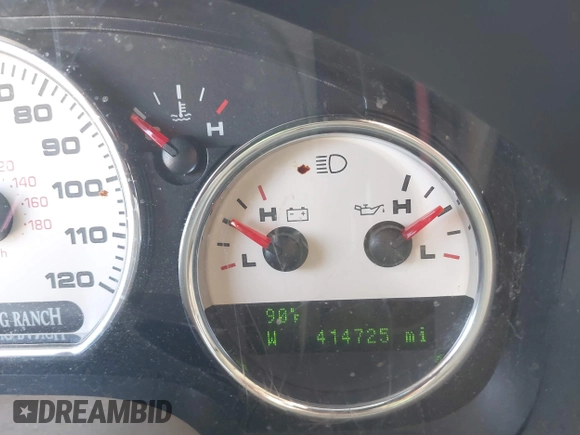 2007 Ford F-150 XLT with VIN 1FTPW14V97KC64874, listed as a IAAI auction lot 42184737 with 414,725 mi miles and . Bid and sale history available at DreamBid. Image 7.