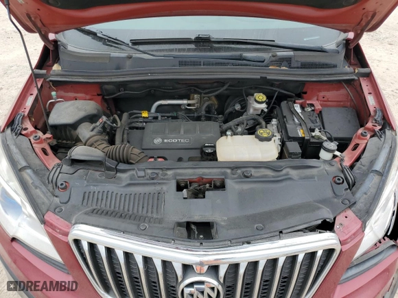 2016 Buick Encore Premium with VIN KL4CJDSB7GB585555, listed as a Copart auction lot 44154685 with 61,086 mi miles and Salvage Title. Bid and sale history available at carsss.com. Image 14.