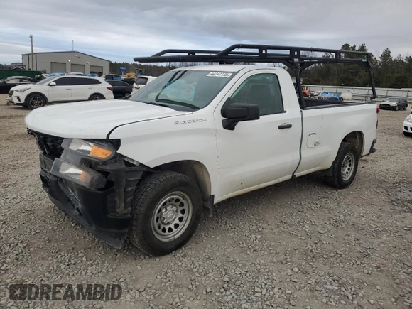 2021 Chevrolet Silverado 1500 Work Truck with VIN 3GCNWAEF9MG187442, listed as a Copart auction lot 44247775 with 148,925 mi miles and Salvage Title. Bid and sale history available at carsss.com. Image 1.