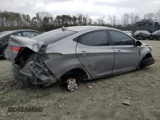 2013 Hyundai Elantra Limited with VIN KMHDH4AE3DU550699, listed as a Copart auction lot 51569925 with 257,212 mi miles and Salvage Title. Bid and sale history available at carsss.com. Image 3.