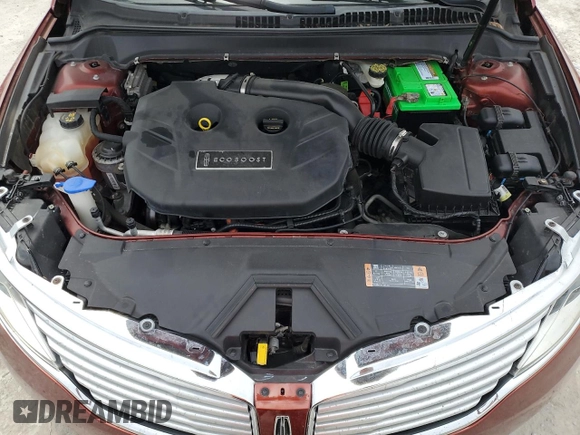 2014 Lincoln MKZ with VIN 3LN6L2G98ER829998, listed as a Copart auction lot 56548145 with 88,050 mi miles and Salvage title. Bid and sale history available at DreamBid. Image 11.