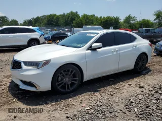 2018 Acura TLX Technology with VIN 19UUB1F50JA003806, listed as a Copart auction lot 63142135 with 45,394 mi miles and Salvage title. Bid and sale history available at DreamBid. Image 1.