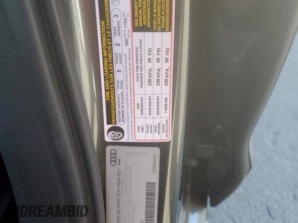 2018 Audi S6 Premium Plus z VIN WAUFFAFC2JN024432, wystawiony jako Copart lot #44384175 z przebiegiem 61 014 mil mil oraz Szkoda całkowita • Salvage title. Historia ofert i sprzedaży dostępna na DreamBid. Obrazek 13.