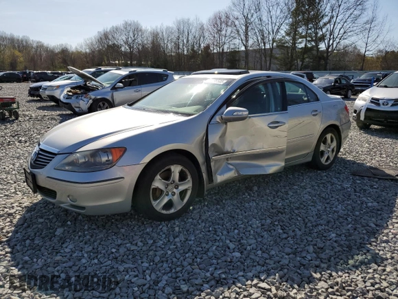 2005 Acura RL z VIN JH4KB165X5C014519, wystawiony jako Copart lot #63648925 z przebiegiem 215 443 mil mil oraz Nie do naprawy • Non repairable. Historia ofert i sprzedaży dostępna na DreamBid. Obrazek 1.