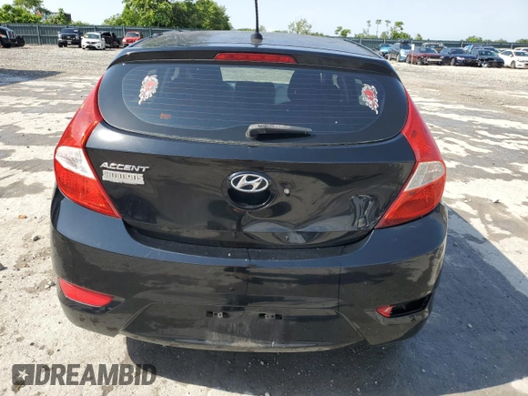 2013 Hyundai Accent GS with VIN KMHCT5AE4DU127078, listed as a Copart auction lot 57603815 with 181,416 mi miles and Salvage title. Bid and sale history available at DreamBid. Image 6.