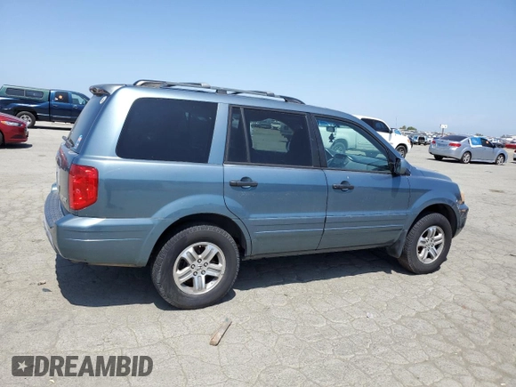 2005 Honda Pilot EX-L z VIN 2HKYF18725H540033, wystawiony jako Copart lot #55355935 z przebiegiem 249 427 mil mil oraz Czysty tytuł • Clean title. Historia ofert i sprzedaży dostępna na DreamBid. Obrazek 3.