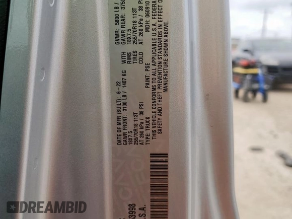 2022 Jeep Gladiator High Altitude with VIN 1C6HJTFGXNL163998, listed as a Copart auction lot 56490755 with 52,474 mi miles and Salvage title. Bid and sale history available at DreamBid. Image 13.
