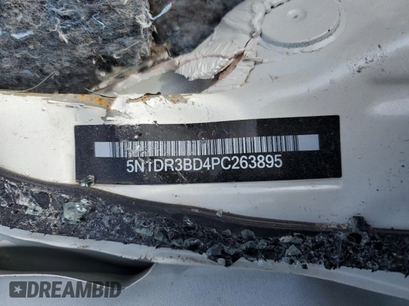 2023 Nissan Pathfinder Rock Creek with VIN 5N1DR3BD4PC263895, listed as a Copart auction lot 47092485 with Not provided miles and Non repairable. Bid and sale history available at DreamBid. Image 14.