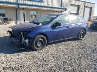 2018 Subaru Impreza with VIN 4S3GTAA61J1707747, listed as a Copart auction lot 48536875 with 116,650 mi miles and Salvage Title. Bid and sale history available at carsss.com. Image 1.