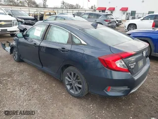 2019 Honda Civic Sedan EX-L with VIN 19XFC1F70KE008427, listed as a IAAI auction lot 41560342 with 40,620 mi miles. Bid and sale history available at carsss.com. Image 3.