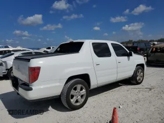 2010 Honda Ridgeline RTL with VIN 5FPYK1F51AB011041, listed as a Copart auction lot 77210844 with 81,265 mi miles and Salvage Title. Bid and sale history available at carsss.com. Image 3.