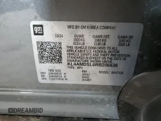 2024 Buick Encore GX Sport Touring with VIN KL4AMDSL6RB206636, listed as a Copart auction lot 52712255 with 19,180 mi miles and Salvage Title. Bid and sale history available at DreamBid. Image 12.