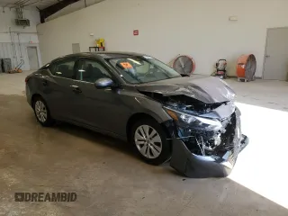 2025 Nissan Sentra S with VIN 3N1AB8BV3SY286704, listed as a Copart auction lot 52766135 with 4,168 mi miles and Salvage Title. Bid and sale history available at DreamBid. Image 4.