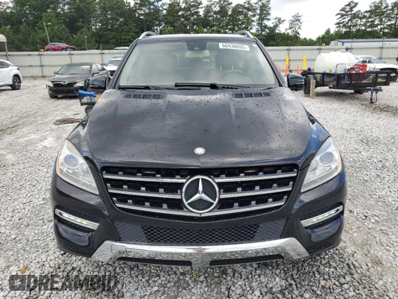 2014 Mercedes-Benz M 350 with VIN 4JGDA5JBXEA283502, listed as a Copart auction lot 60438895 with 113,798 mi miles and Salvage title. Bid and sale history available at DreamBid. Image 5.
