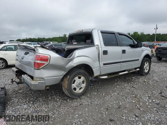 2009 Ford F-150 XL with VIN 1FTRW12W09FA68807, listed as a Copart auction lot 57811775 with 256,731 mi miles and Salvage title. Bid and sale history available at DreamBid. Image 3.