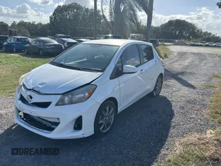2012 Toyota Yaris L with VIN JTDKTUD36CD523080, listed as a Copart auction lot 80987914 with 134,041 mi miles and Clean Title. Bid and sale history available at carsss.com. Image 2.