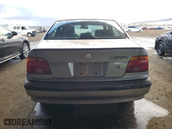 1997 BMW 5 Series 528iA with VIN WBADD6327VBW21086, listed as a Copart auction lot 80999084 with 170,865 mi miles and Clean Title. Bid and sale history available at carsss.com. Image 6.