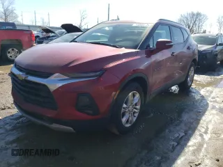 2021 Chevrolet Blazer LT z VIN 3GNKBJRS2MS507372, wystawiony jako Copart lot #45866645 z przebiegiem 62 212 mil mil oraz Szkoda całkowita • Salvage title. Historia ofert i sprzedaży dostępna na DreamBid. Obrazek 1.