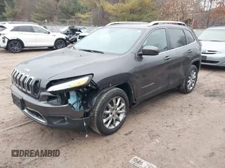 2018 Jeep Cherokee Limited with VIN 1C4PJMDXXJD502325, listed as a IAAI auction lot 41678953 with 52,951 mi miles. Bid and sale history available at carsss.com. Image 2.