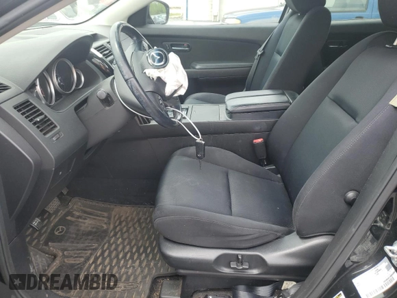 2014 Mazda CX-9 Sport with VIN JM3TB3BVXE0429498, listed as a Copart auction lot 57468195 with 123,787 mi miles and Salvage title. Bid and sale history available at DreamBid. Image 7.