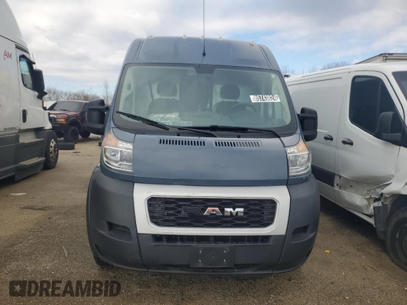 2020 Ram ProMaster Cargo with VIN 3C6URVJG2LE125035, listed as a Copart auction lot 85743824 with 49,343 mi miles and Clean Title. Bid and sale history available at carsss.com. Image 5.