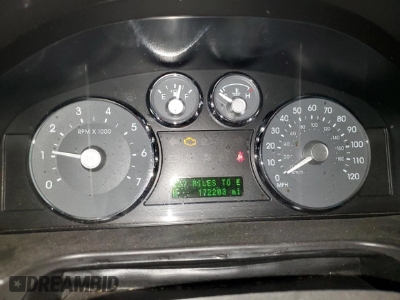 2009 Mercury Milan Premier with VIN 3MEHM02159R619380, listed as a Copart auction lot 70838384 with 172,203 mi miles and Salvage title. Bid and sale history available at DreamBid. Image 9.