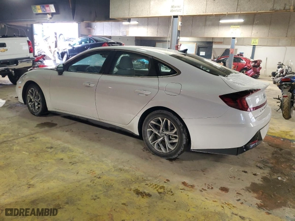2023 Hyundai Sonata SEL with VIN KMHL64JA1PA335262, listed as a Copart auction lot 45699895 with 3,800 mi miles and Salvage Title. Bid and sale history available at carsss.com. Image 2.