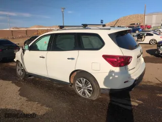 2017 Nissan Pathfinder SV with VIN 5N1DR2MN5HC664311, listed as a Copart auction lot 49822165 with 0 mi miles and Salvage Title. Bid and sale history available at carsss.com. Image 2.