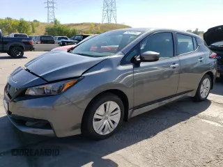 2025 Nissan LEAF S with VIN 1N4AZ1BVXSC558258, listed as a Copart auction lot 74241364 with 939 mi miles and Salvage Title. Bid and sale history available at carsss.com. Image 1.