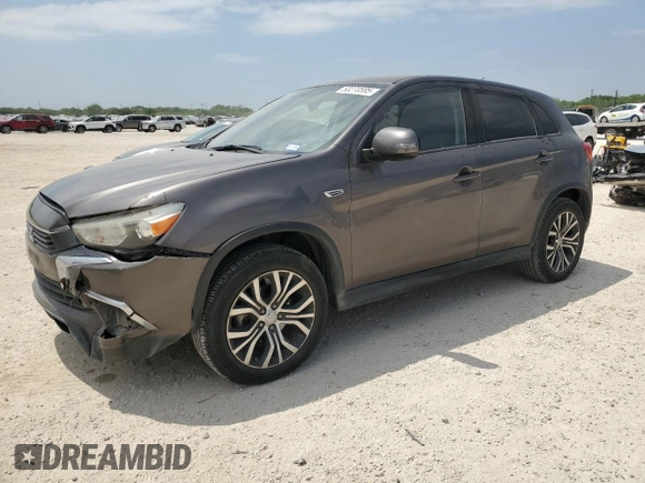 2016 Mitsubishi Outlander Sport 2.0 ES with VIN JA4AP3AUXGZ064856, listed as a Copart auction lot 53270595 with 116,868 mi miles and Salvage Title. Bid and sale history available at carsss.com. Image 1.