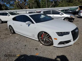2018 Audi S7 Premium Plus with VIN WAUWFAFC2JN013219, listed as a Copart auction lot 86288064 with Not Provided miles and Salvage Title. Bid and sale history available at carsss.com. Image 4.