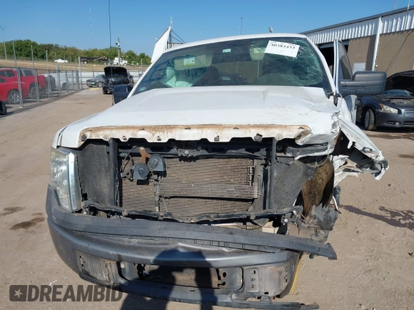 2010 Ford F-150 XL with VIN 1FTFX1CV5AKE80514, listed as a IAAI auction lot 40383433 with 142,072 mi miles. Bid and sale history available at carsss.com. Image 12.