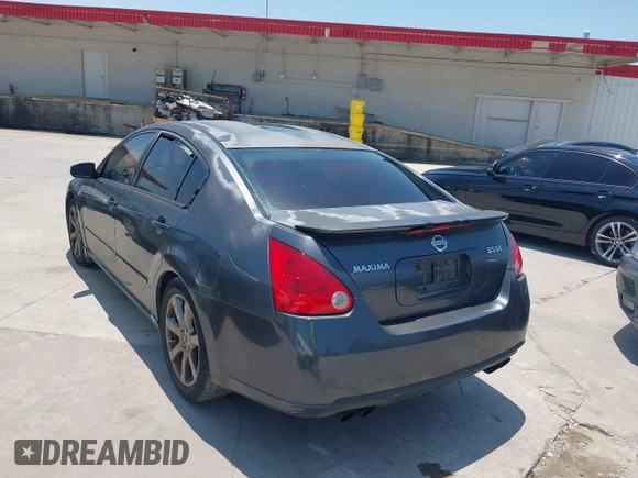 2008 Nissan Maxima SE with VIN 1N4BA41E28C833564, listed as a IAAI auction lot 42404949 with Not provided miles and . Bid and sale history available at DreamBid. Image 3.