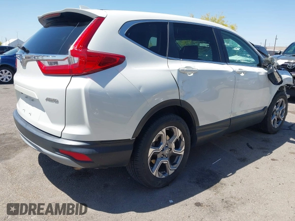 2017 Honda CR-V EX-L with VIN 2HKRW2H87HH650924, listed as a IAAI auction lot 42131606 with 72,415 mi miles and . Bid and sale history available at carsss.com. Image 4.