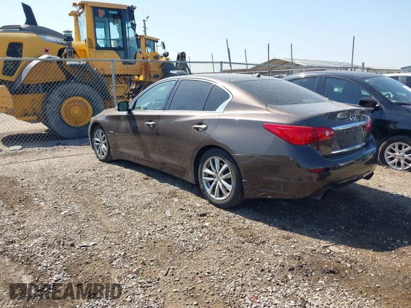2014 Infiniti Q50 Hybrid Premium with VIN JN1AV7AP7EM691329, listed as a IAAI auction lot 41858913 with 144,688 mi miles and . Bid and sale history available at DreamBid. Image 3.