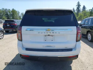 2023 Chevrolet Suburban LT with VIN 1GNSCCKD5PR414258, listed as a IAAI auction lot 42527692 with 45,969 mi miles and . Bid and sale history available at DreamBid. Image 16.