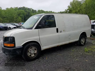 2011 Chevrolet Express Cargo z VIN 1GCWGFCA1B1128533, wystawiony jako Copart lot #57330315 z przebiegiem 120 122 mil mil oraz Szkoda całkowita • Salvage title. Historia ofert i sprzedaży dostępna na DreamBid. Obrazek 1.