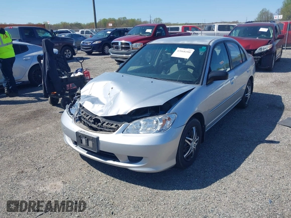2005 Honda Civic LX with VIN 2HGES16595H589224, listed as a IAAI auction lot 42068288 with 175,049 mi miles and . Bid and sale history available at carsss.com. Image 17.